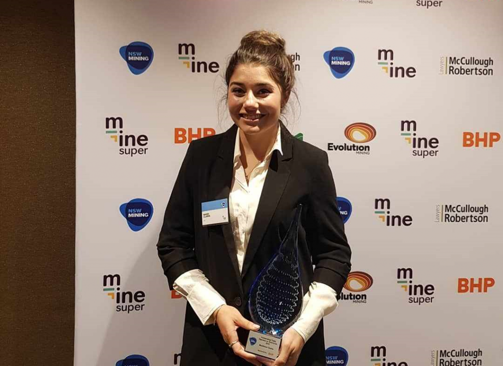 Meet Maddison Clarke, NSW Women in Mining award winner