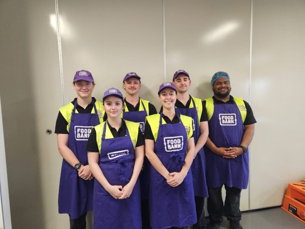 NETTS Apprentices Give Back at the Foodbank WA Kitchen