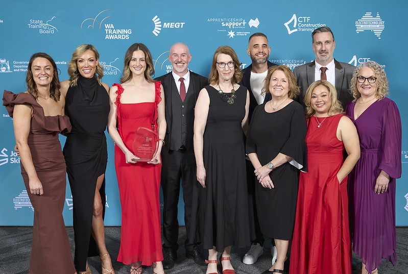 Programmed takes home the Industry Collaboration Award at the 2026 WA Training Awards